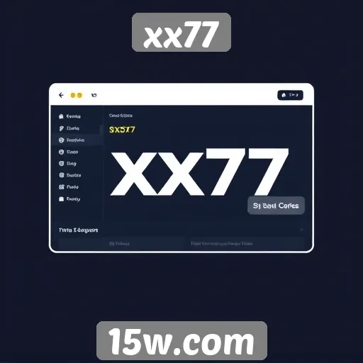 Análise da interface do usuário do site xx77
